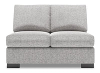 Sofa Lab Track Armless Loveseat - Luna Domino