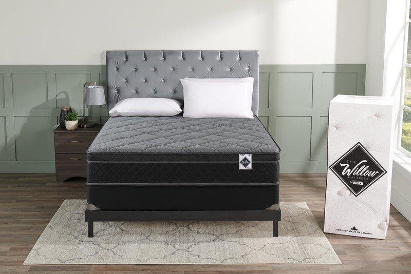 Springwall Aspen Eurotop Low-Profile Queen Mattress-in-a-Box Set