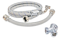 Frigidaire 6' Stainless Steel Steam Dryer Hose Kit - 5304499648 