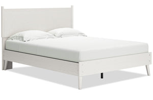 Mavi Queen Bed - White