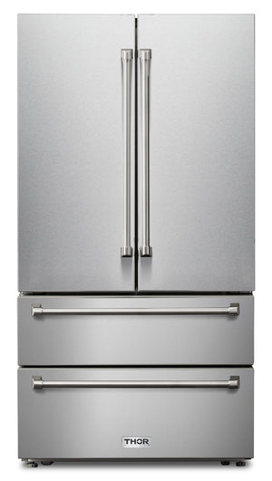 Thor Kitchen 22.5 Cu. Ft. Counter-Depth French-Door Refrigerator - TRF3602