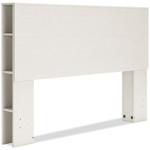 Mavi Queen Bookcase Headboard - White