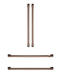 Café 4-Piece Brushed Copper Handle Kit for French-Door Refrigerator - CXQB4H4PNCU 