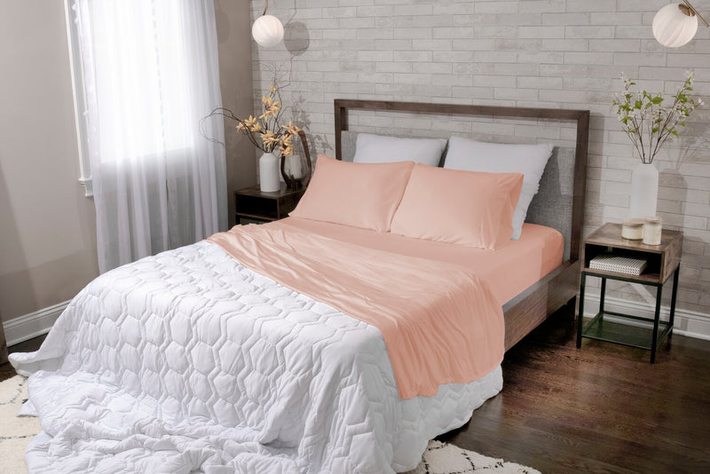 BEDGEAR® Dri-Tec® 4-Piece Full Sheet Set - Dusty Rose