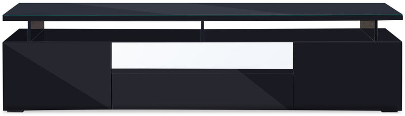 Adam 68" TV Stand - Black - Contemporary style TV Stand in Black