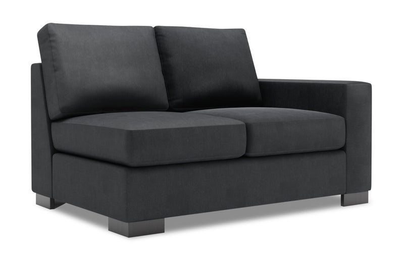 Sofa Lab Track RAF Loveseat - Pax Pepper