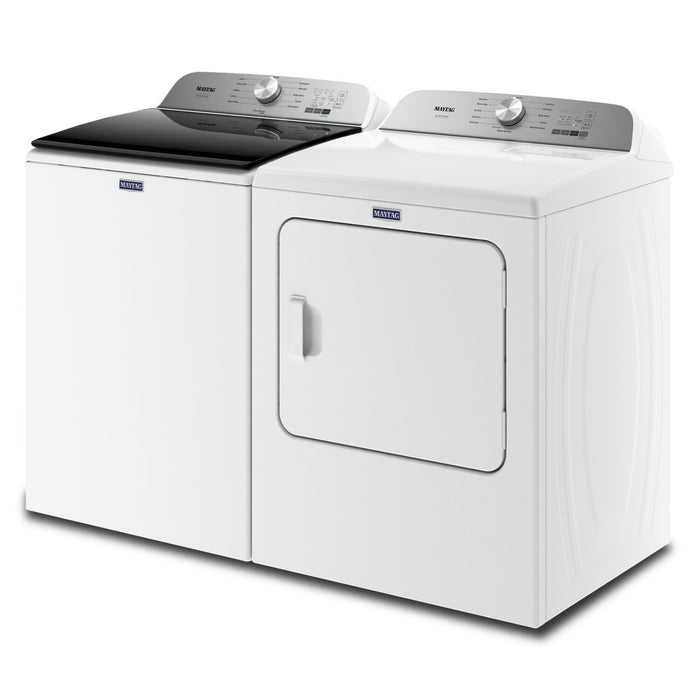Maytag 5.4 Cu. Ft. Pet Pro Top-Load Washer and 7 Cu. Ft. Gas Dryer - White