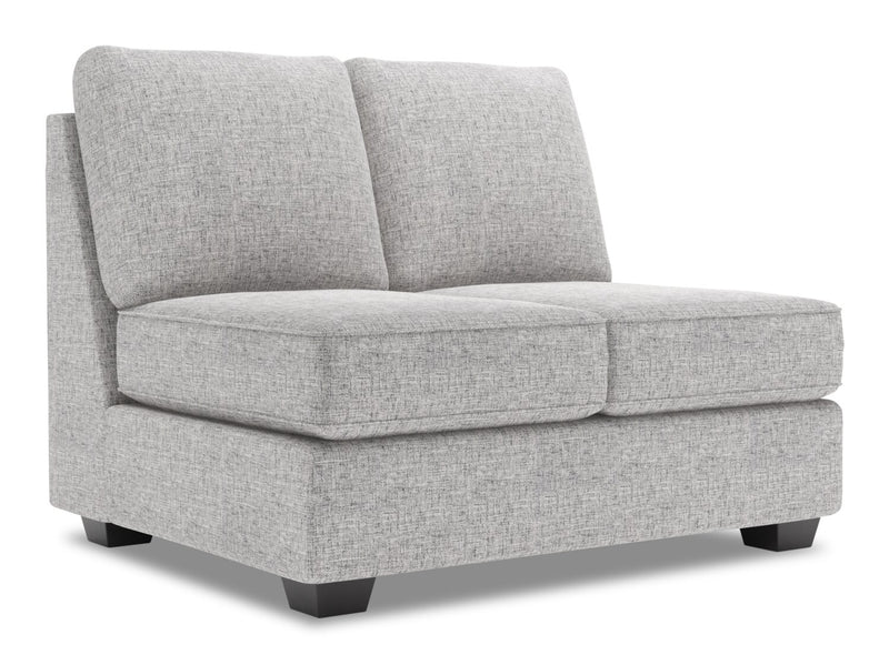 Sofa Lab Roll Armless Loveseat - Luna Domino