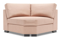 Sofa Lab Track Curved Wedge - Pax Rose 