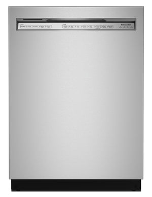 KitchenAid 39 dB Front-Control Dishwasher with Third Level Rack - KDFE204KPS