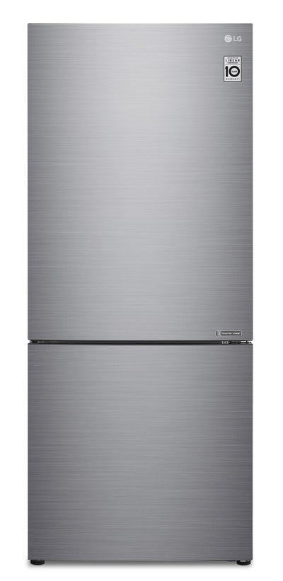 LG 15 Cu. Ft. Counter-Depth Bottom-Freezer Refrigerator - LBNC15251V 