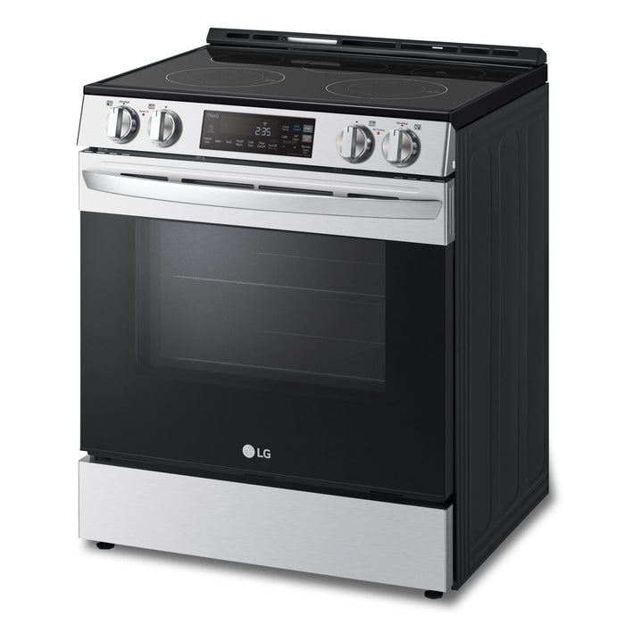 LG 6.3 Cu. Ft. Smart Electric Range with EasyClean® - Smudge Proof Stainless Steel - LSEL6331F