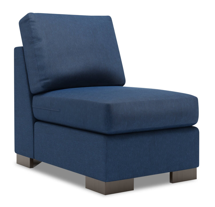 Sofa Lab Track Armless Chair - Pax Navy