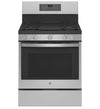 Profile 5.6 Cu. Ft. Smart Gas Range with True European Convection - Stainless Steel - PCGB935YPFS