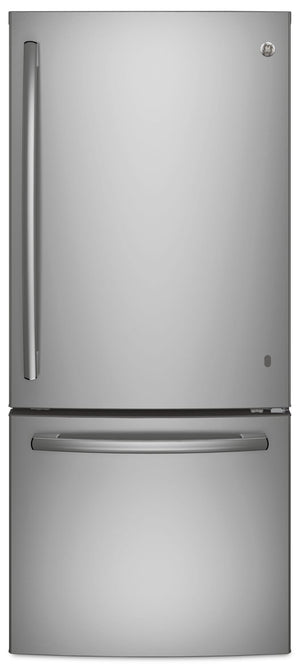 GE 20.9 Cu. Ft. Bottom-Freezer Refrigerator - GDE21DYRKFS