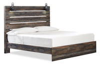 Abby King Bed - Brown 