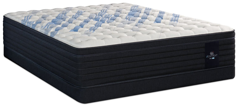 Serta iComfort Hybrid ProHD Vanguard 3.0 Eurotop Low-Profile Queen Mattress Set