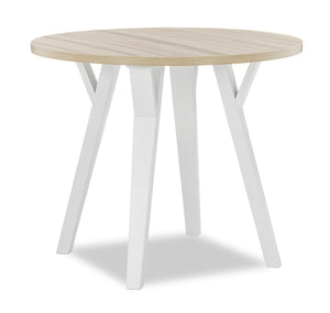 Aria Round Dining Table – White 