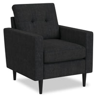 BLOK Modular Tuxedo Arm Chair - Charcoal 