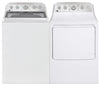 GE 5 Cu. Ft. Top-Load Washer and 7.2 Cu. Ft. Electric Dryer with SaniFresh 