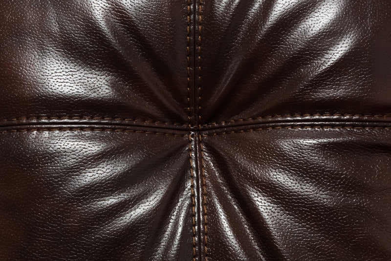 Made in Canada Addison 2-Piece Right-Facing Faux Leather Sectional with Removable Seat Cushions - Brown