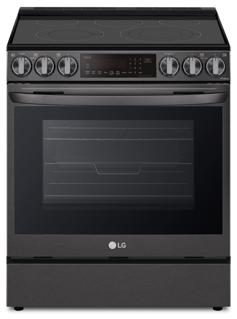 LG 6.3 Cu. Ft. Smart Front-Control Electric Range with Air Fry - LSEL6335D 