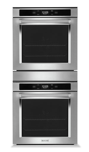 KitchenAid 5.2 Cu. Ft. Double Wall Oven with True Convection - KODC504PPS