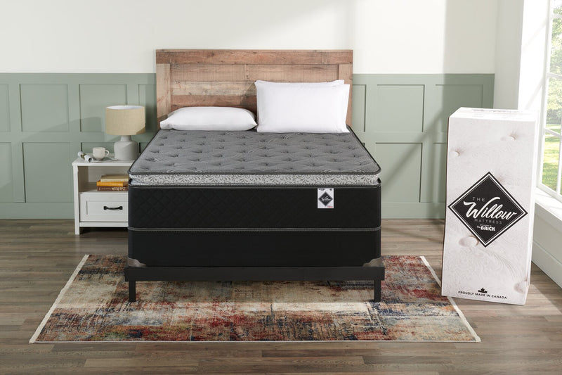 Springwall Sage Pillowtop Low-Profile Twin Mattress-in-a-Box Set