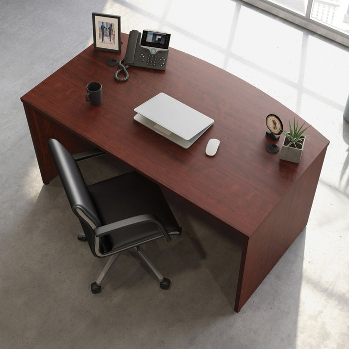 Affirm 59.06\" Commercial Grade Office Desk - Classic Cherry