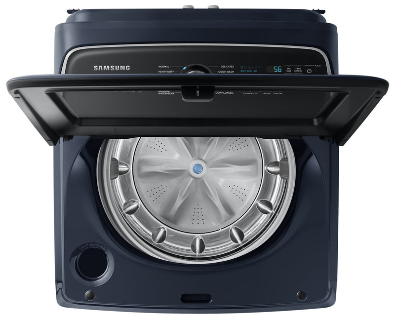 Samsung 6.2 Cu. Ft. Top-Load High-Efficiency Washer - Navy - WA54CG7150ADA4