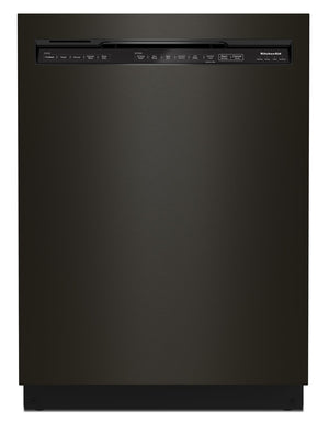 KitchenAid 39 dB Front-Control Dishwasher with Third Level Rack - KDFE204KBS