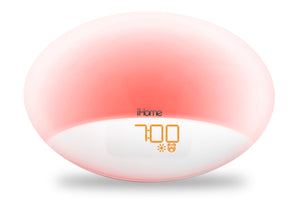 iHome Zenergy Sunrise Wake-up Alarm Clock with Sound Therapy - IZBT110WFT