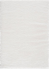 Harlow White Shag Area Rug 