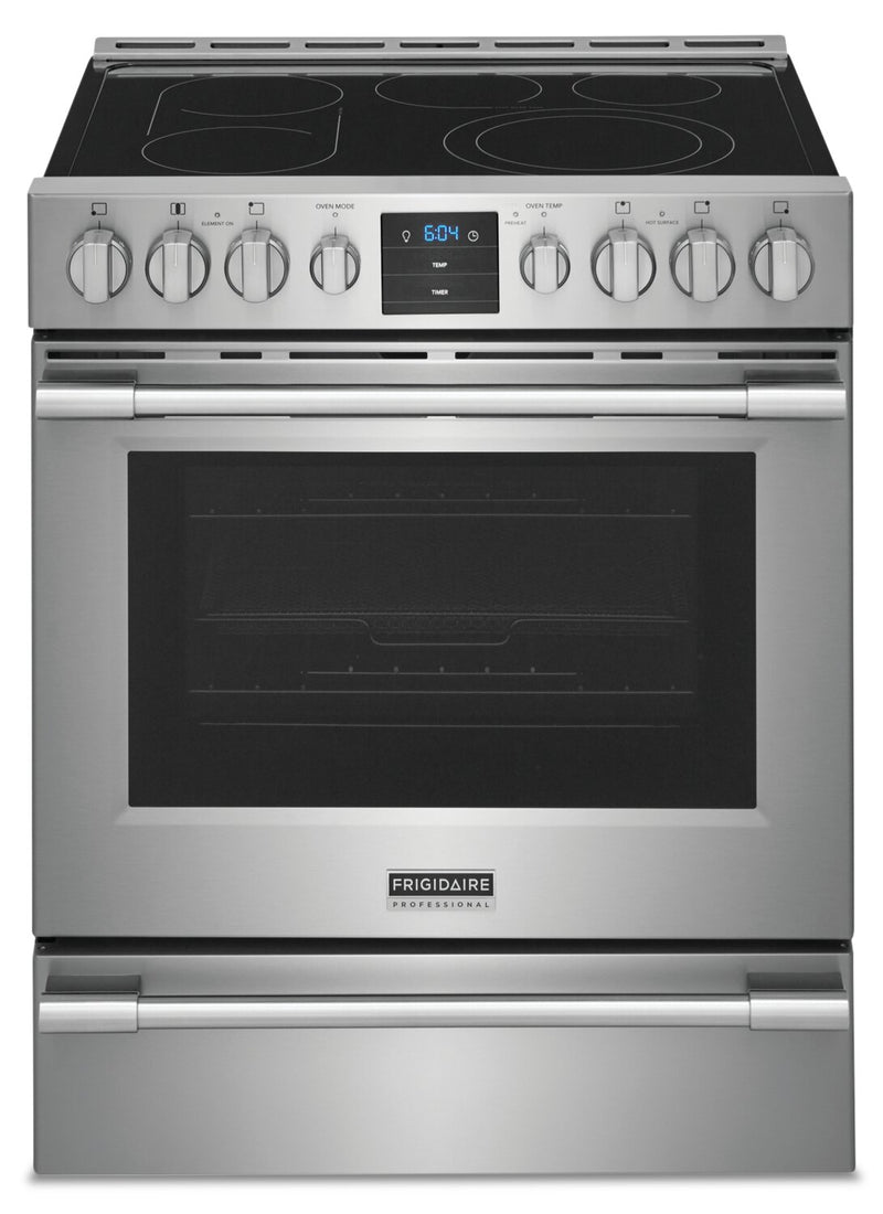 Frigidaire Professional 5.4 Cu. Ft. Freestanding Electric Range with Convection - PCFE307CAF - Electric Range in Smudge-Proof Stainless Steel 