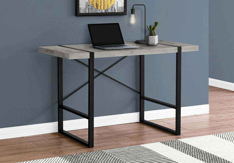 Avery 49\" Office Desk - Grey Concrete-Look
