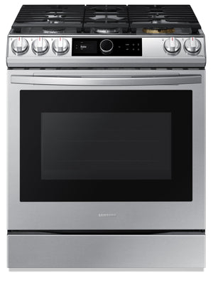 Samsung Bespoke 6 Cu. Ft. Gas Range with Air Fry - NX60T8711SS/AC