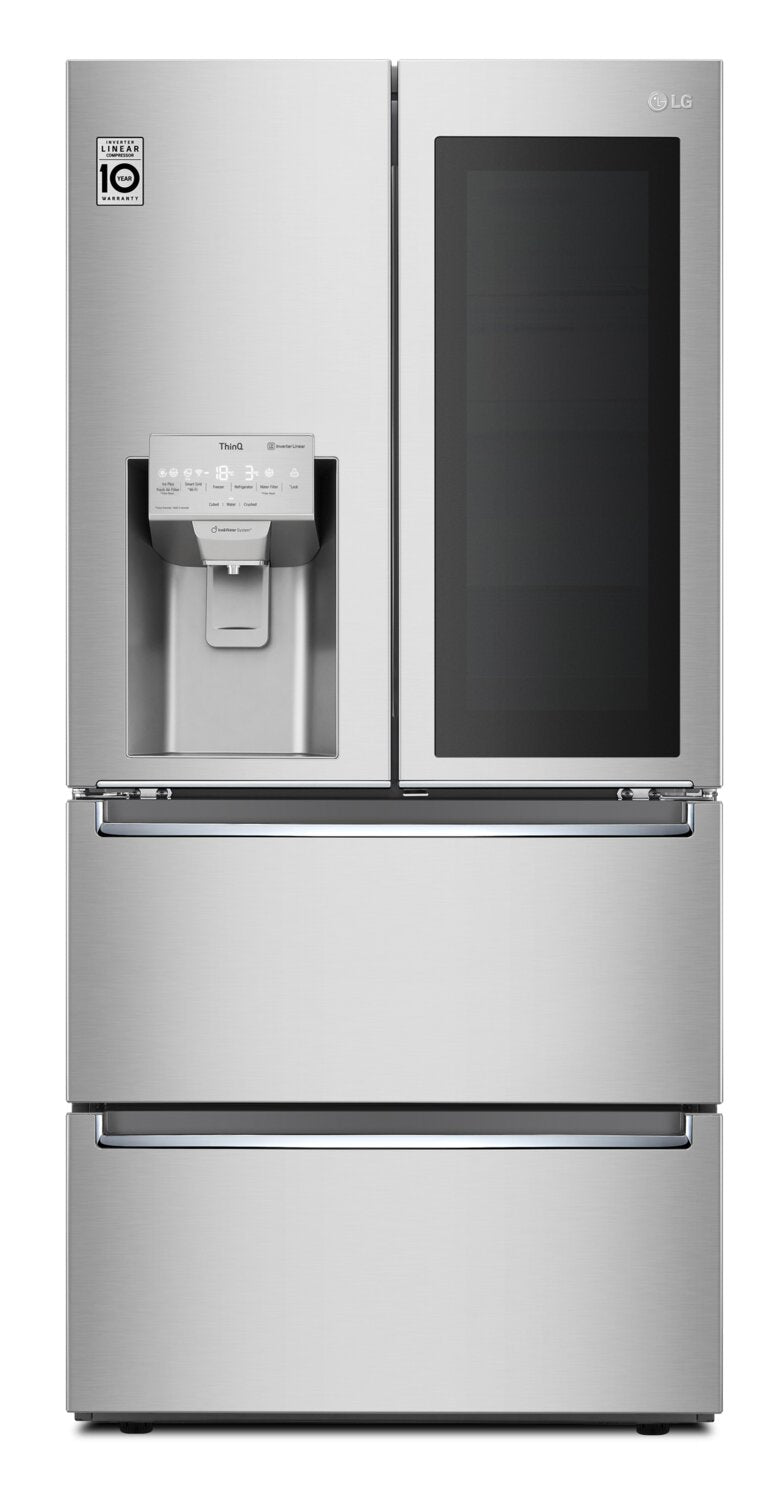 LG 18.3 Cu. Ft. Counter Depth 4-Door Refrigerator - LRMVC1803S 