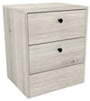 Hart Bedside 2-Drawer Nightstand, 18.4