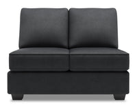 Sofa Lab Roll Armless Loveseat - Pax Pepper 