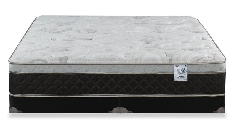Springwall Pisa II Eurotop Firm Low-Profile King Mattress Set