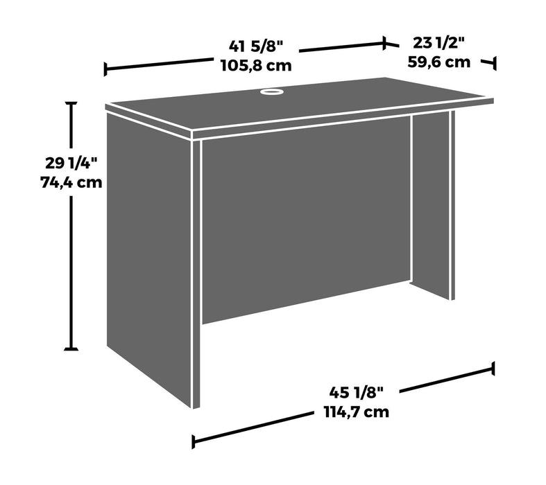 Affirm 45.15\" Commercial Grade Office Desk Return - Classic Cherry