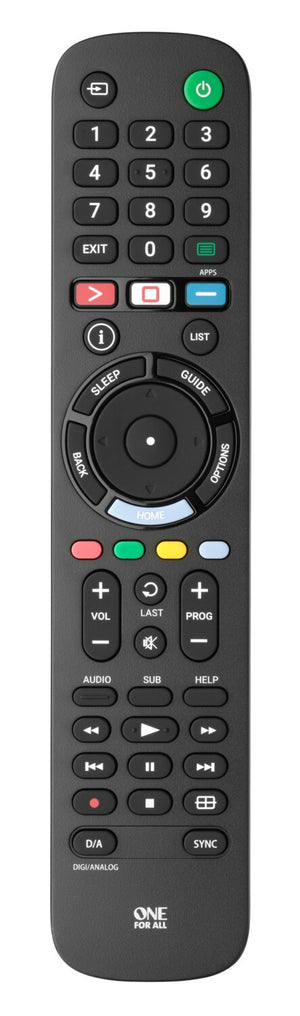 One for All Replacement Sony TV Remote - URC4812