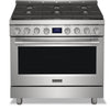 Frigidaire Professional 4.4 Cu. Ft. Gas Range With True Convection and Six Burner Cooktop - Smudge-Proof® Stainless Steel - PCFG3670AF