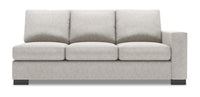 Sofa Lab Track RAF Sofa Bed - Luxury Silver 
