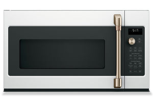 Cafe 1.7 Cu. Ft. Over-the-Range Microwave with Convection and Air Fry - Matte White - CVM517P4RW2