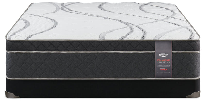 Springwall Radiant Eurotop Low-Profile Full Mattress Set