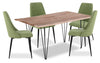 Miya 5-Piece Dining Package - Moss