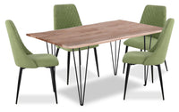 Miya 5-Piece Dining Package - Moss 