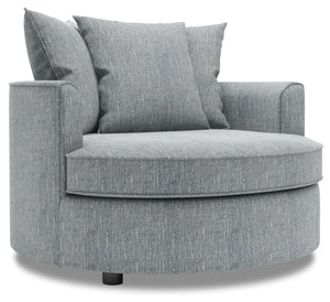 Sofa Lab The Cuddler Chair - Luna Pewter