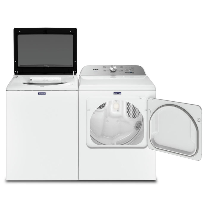 Maytag 5.4 Cu. Ft. Pet Pro Top-Load Washer and 7 Cu. Ft. Gas Dryer - White